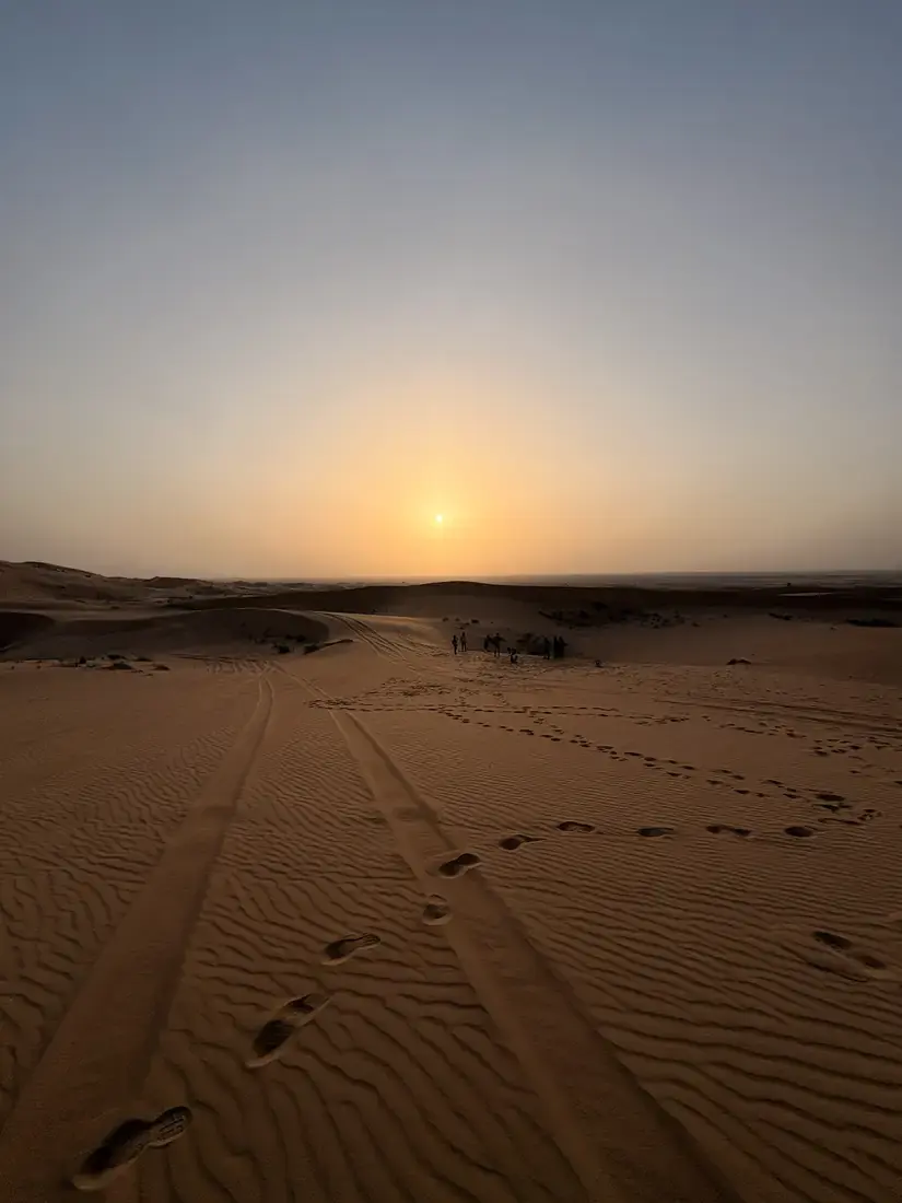 Desert sunset during a Gokboru immersion